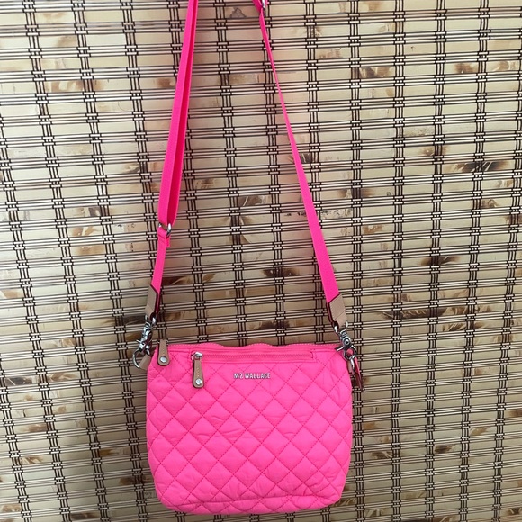 MZ Wallace Handbags - MZ Wallace Neon Pink Metro Scout Crossbody